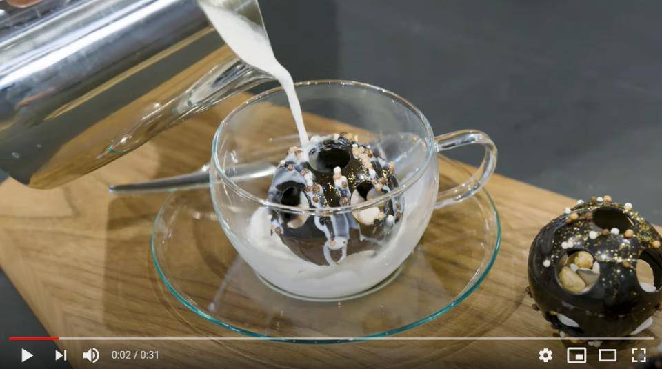 hot chocolate bomb